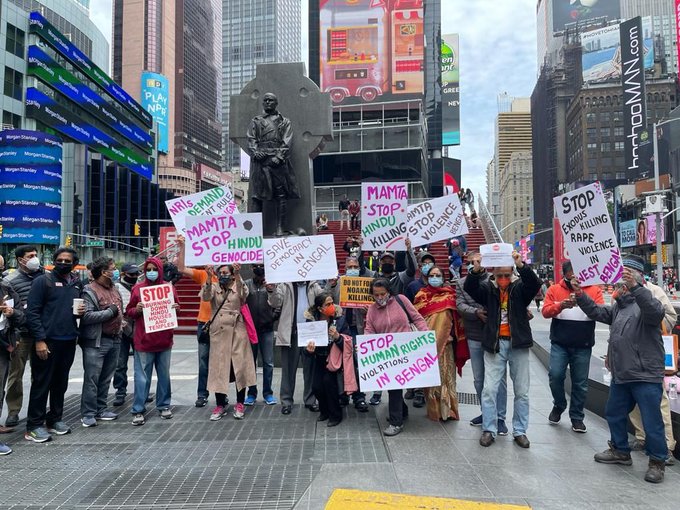 The diaspora staged protests in 30+ American cities