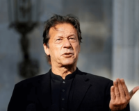 Former Pakistan PM Imran Khan was ousted from power in April through a no-trust vote.